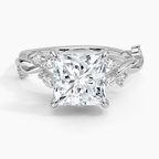 Azalea Twist Diamond Ring in Platinum