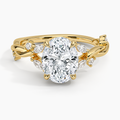 Azalea Twist Diamond Ring in Platinum