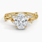 Azalea Twist Diamond Ring in Platinum