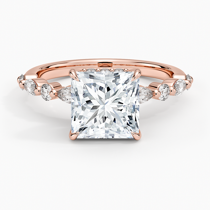 Versailles Hidden Halo Diamond Ring