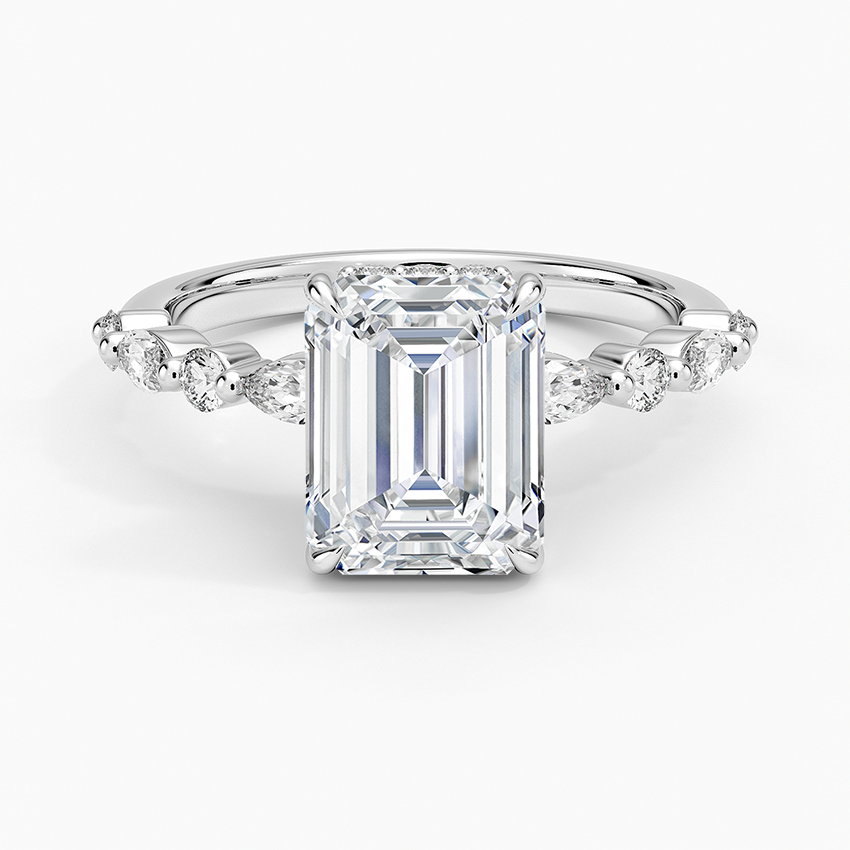 Versailles Hidden Halo Diamond Ring