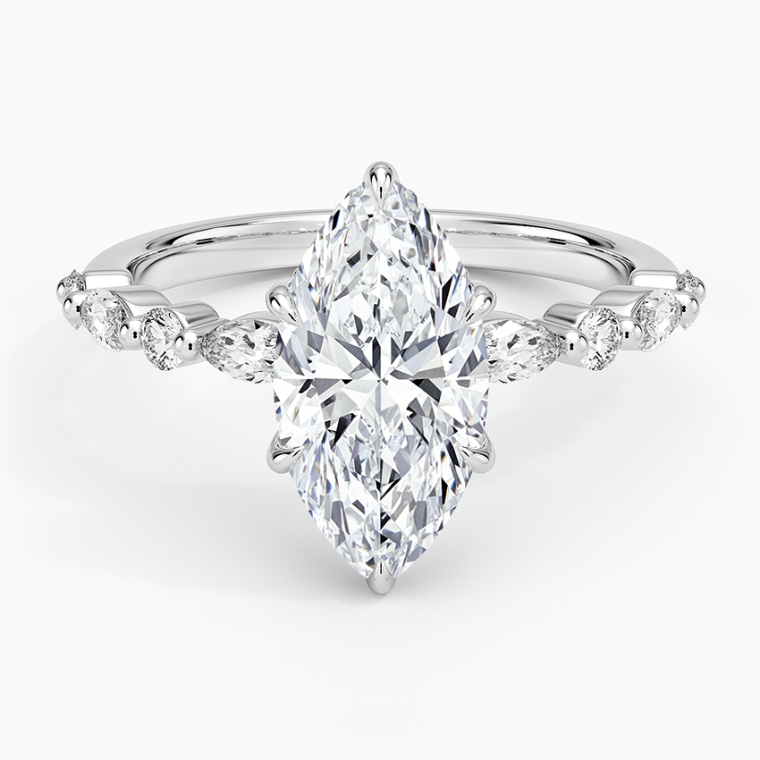 Versailles Hidden Halo Diamond Ring