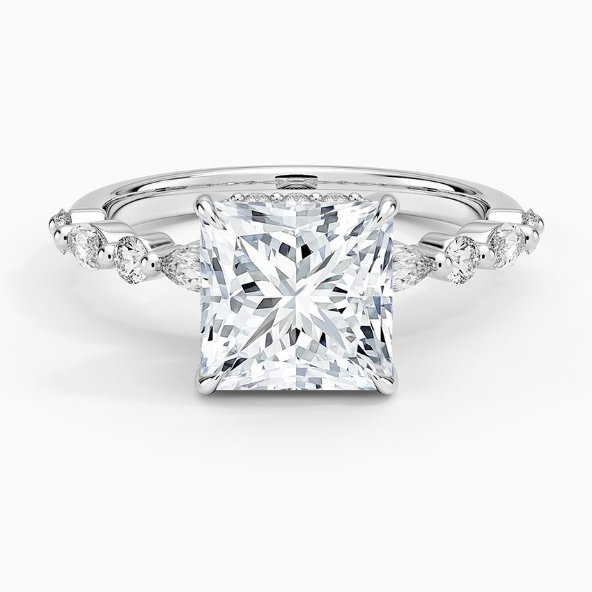 Versailles Hidden Halo Diamond Ring