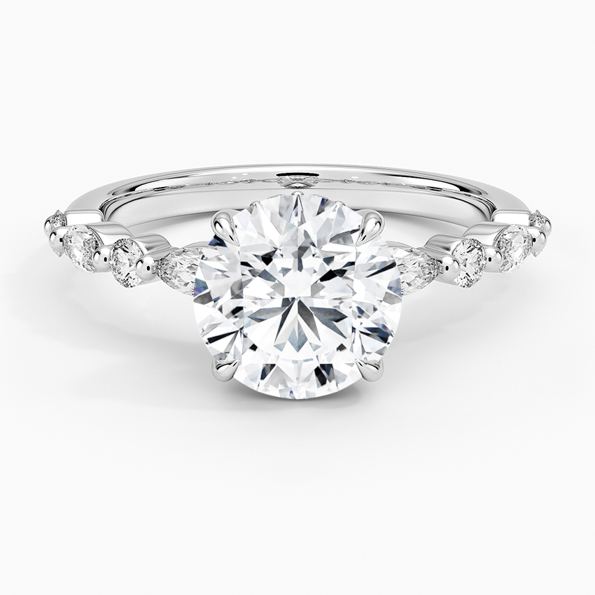Versailles Hidden Halo Diamond Ring