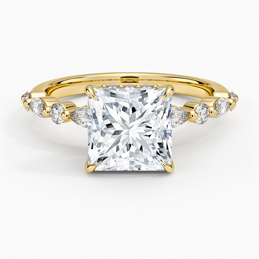 Versailles Hidden Halo Diamond Ring