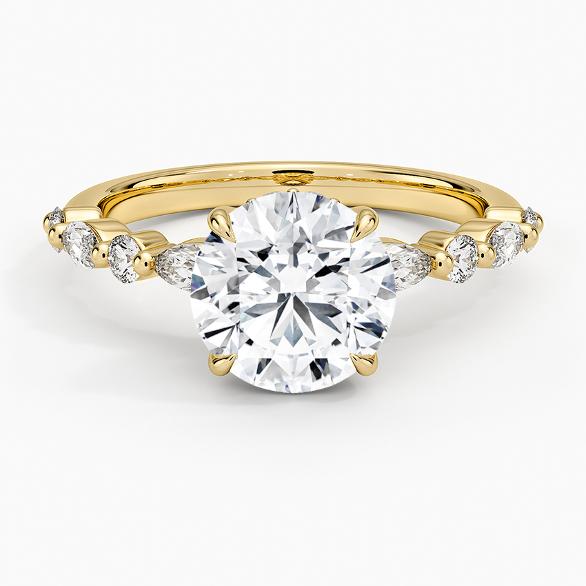 Versailles Hidden Halo Diamond Ring