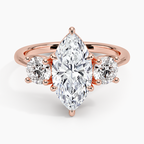 Luxe Selene Three Stone Diamond Ring (2/3 ct. tw.)