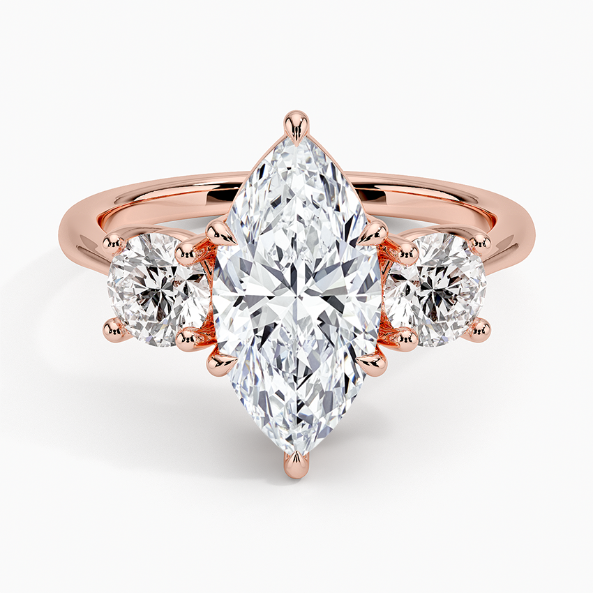 Luxe Selene Three Stone Diamond Ring (2/3 ct. tw.)