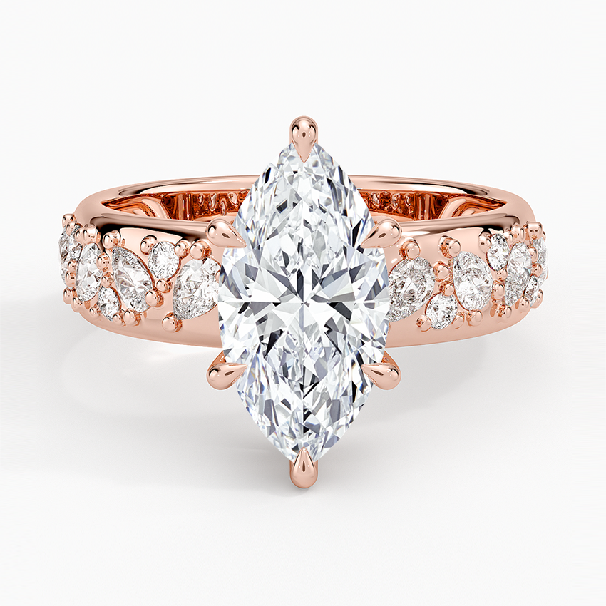 Mosaic Olivetta Three-Quarter Coverage Diamond Ring