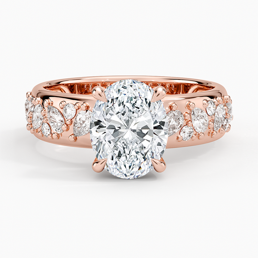 Mosaic Olivetta Three-Quarter Coverage Diamond Ring