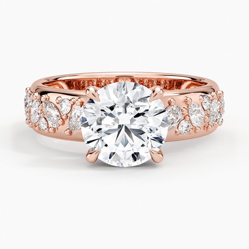 Mosaic Olivetta Three-Quarter Coverage Diamond Ring