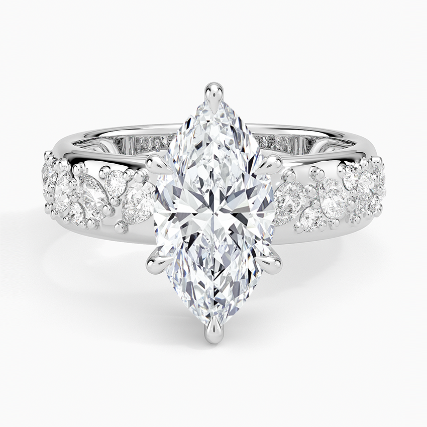 Mosaic Olivetta Three-Quarter Coverage Diamond Ring