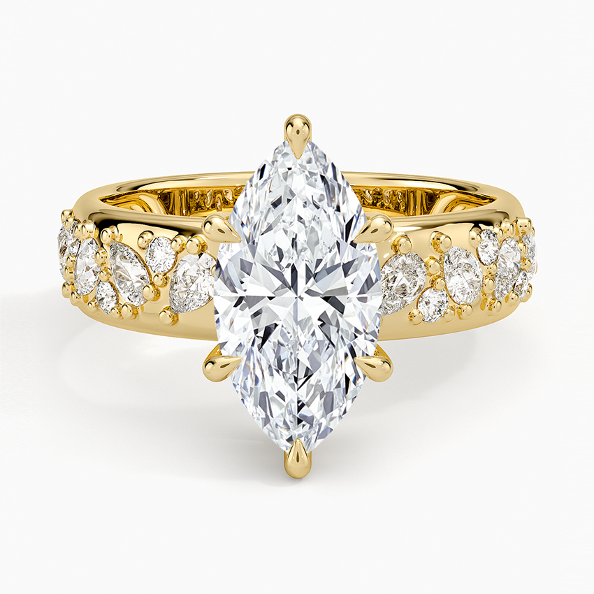 Mosaic Olivetta Three-Quarter Coverage Diamond Ring