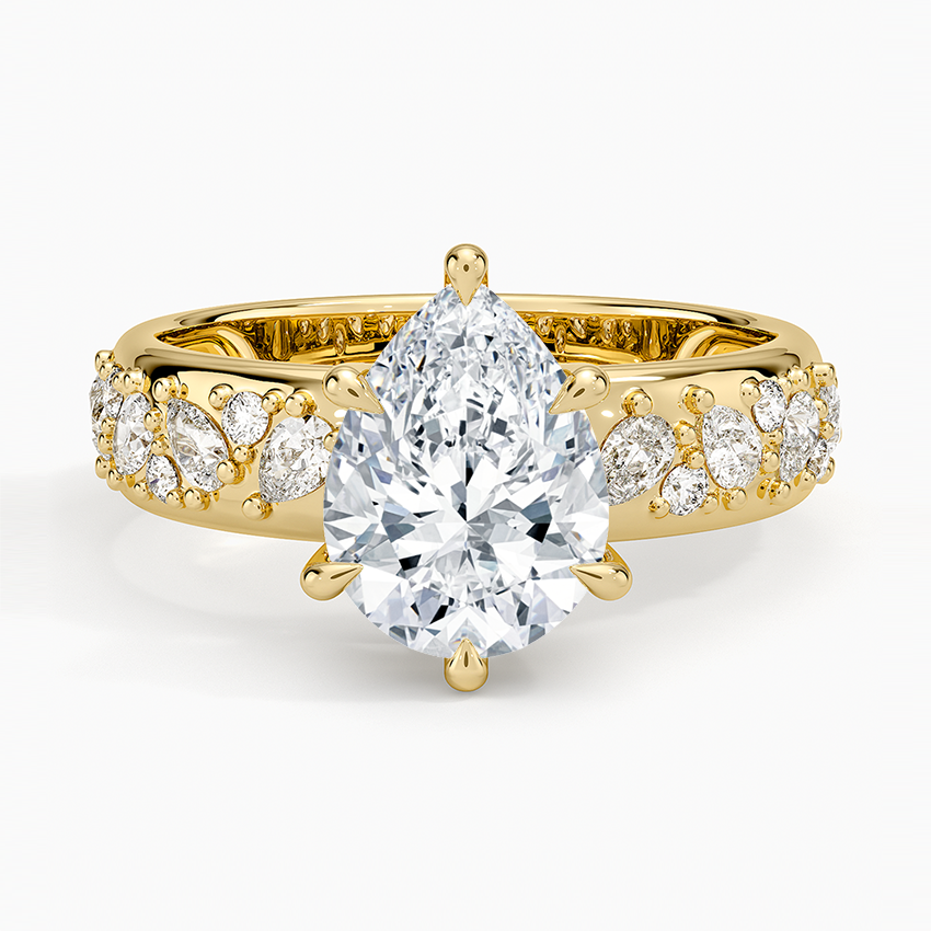 Mosaic Olivetta Three-Quarter Coverage Diamond Ring