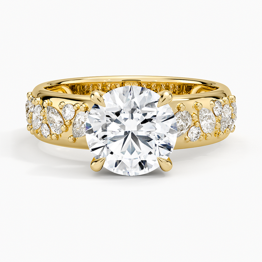 Mosaic Olivetta Three-Quarter Coverage Diamond Ring
