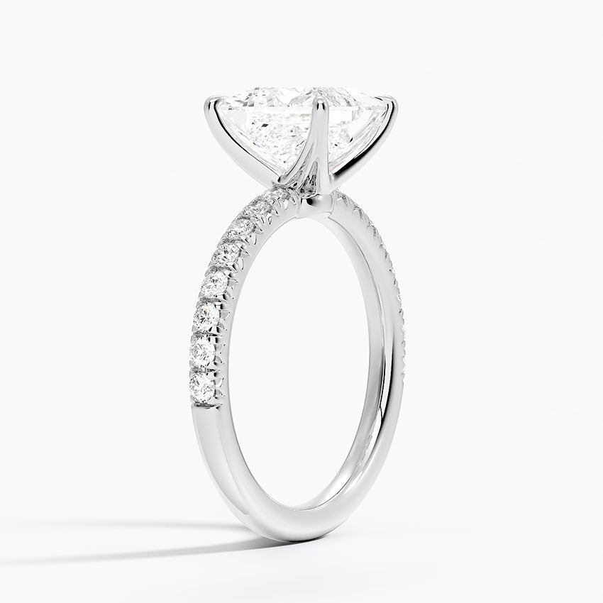 Amelie Half Coverage Diamond Ring