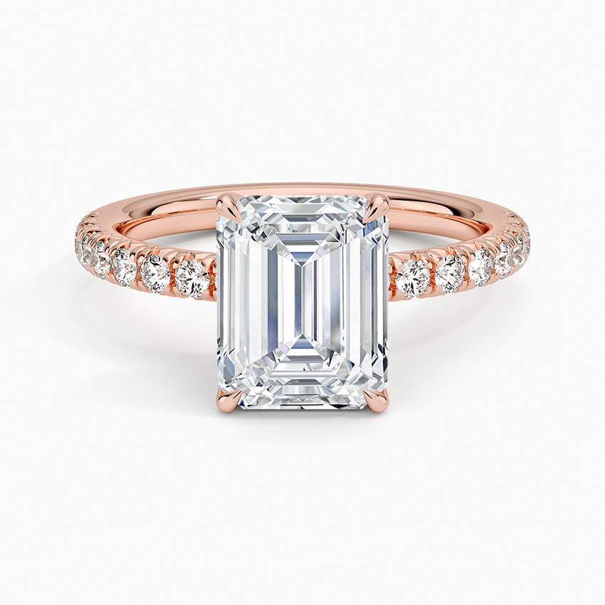 Amelie Half Coverage Diamond Ring