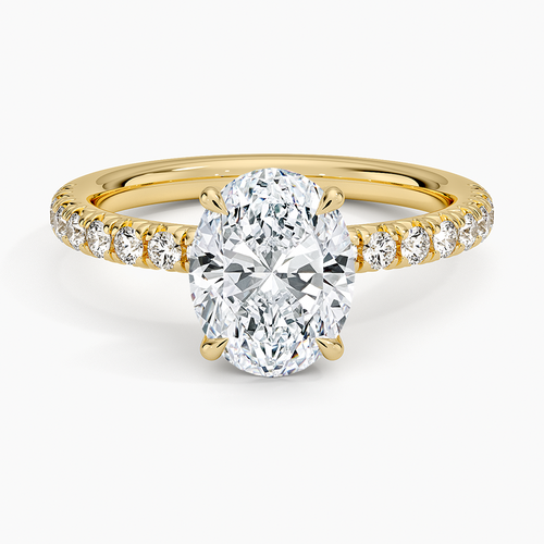 Amelie Half Coverage Diamond Ring