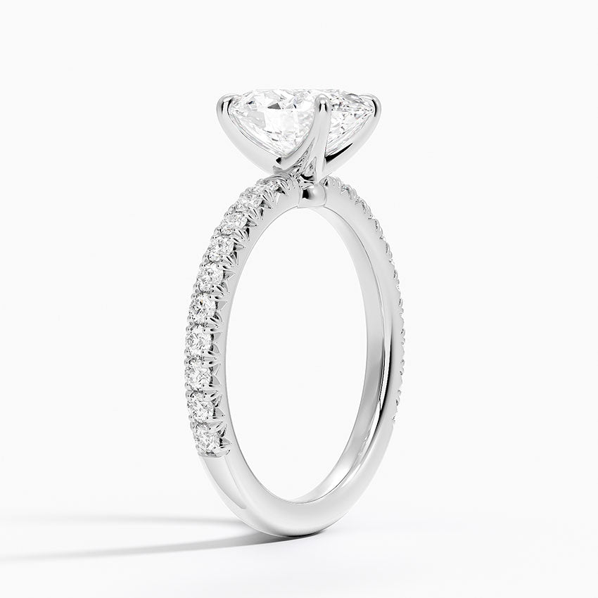 Amelie Three-Quarter Coverage Diamond Ring