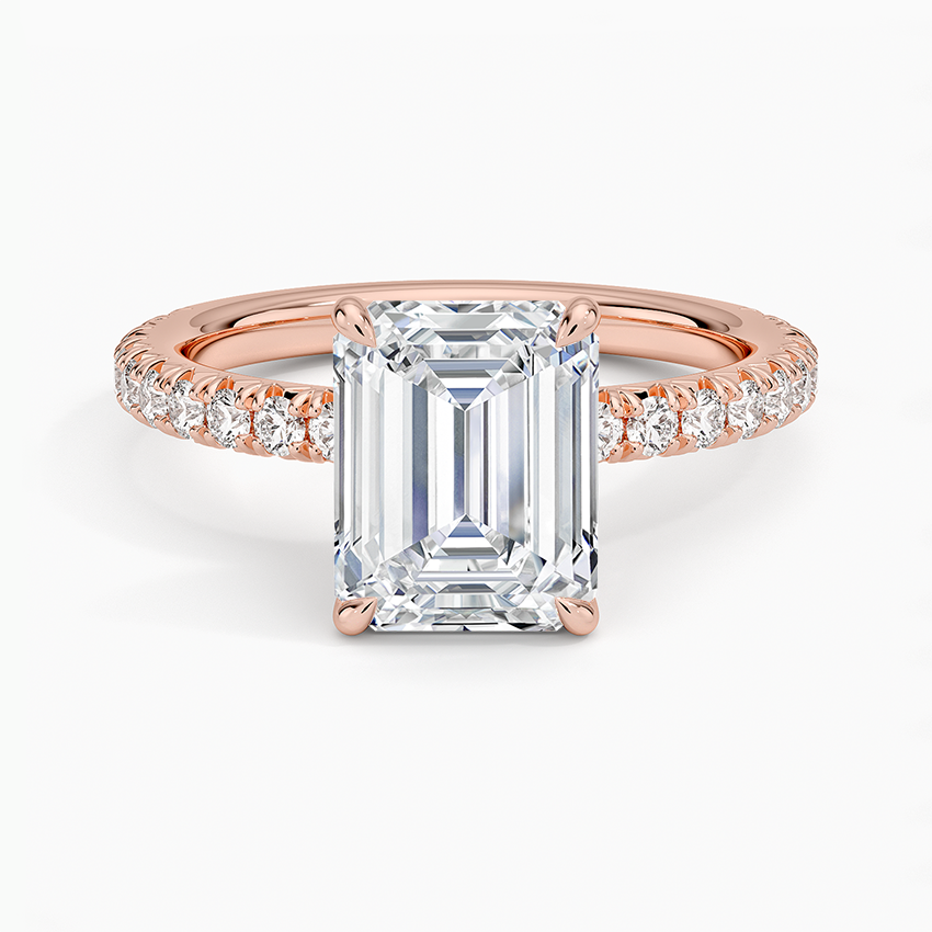 Amelie Three-Quarter Coverage Diamond Ring