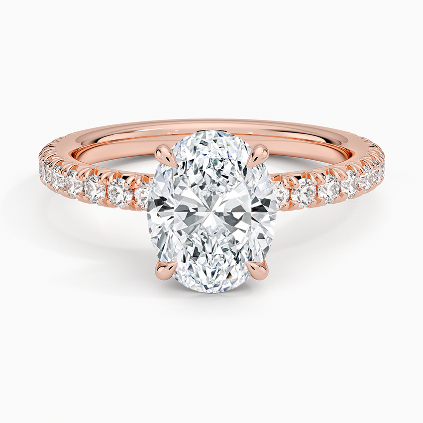 Amelie Three-Quarter Coverage Diamond Ring