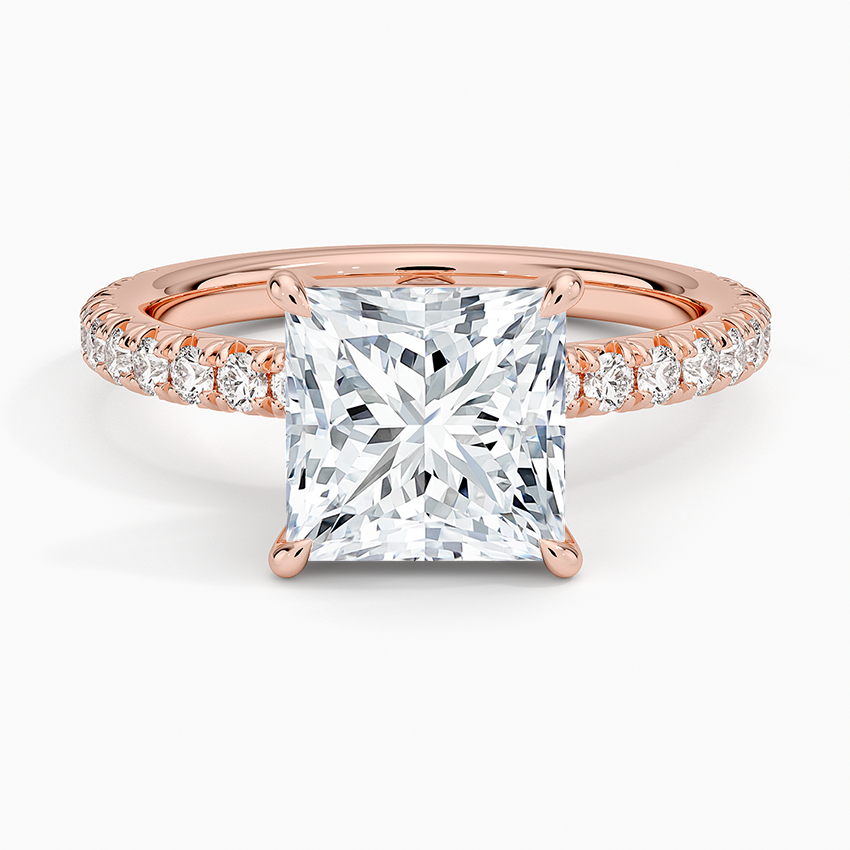 Amelie Three-Quarter Coverage Diamond Ring