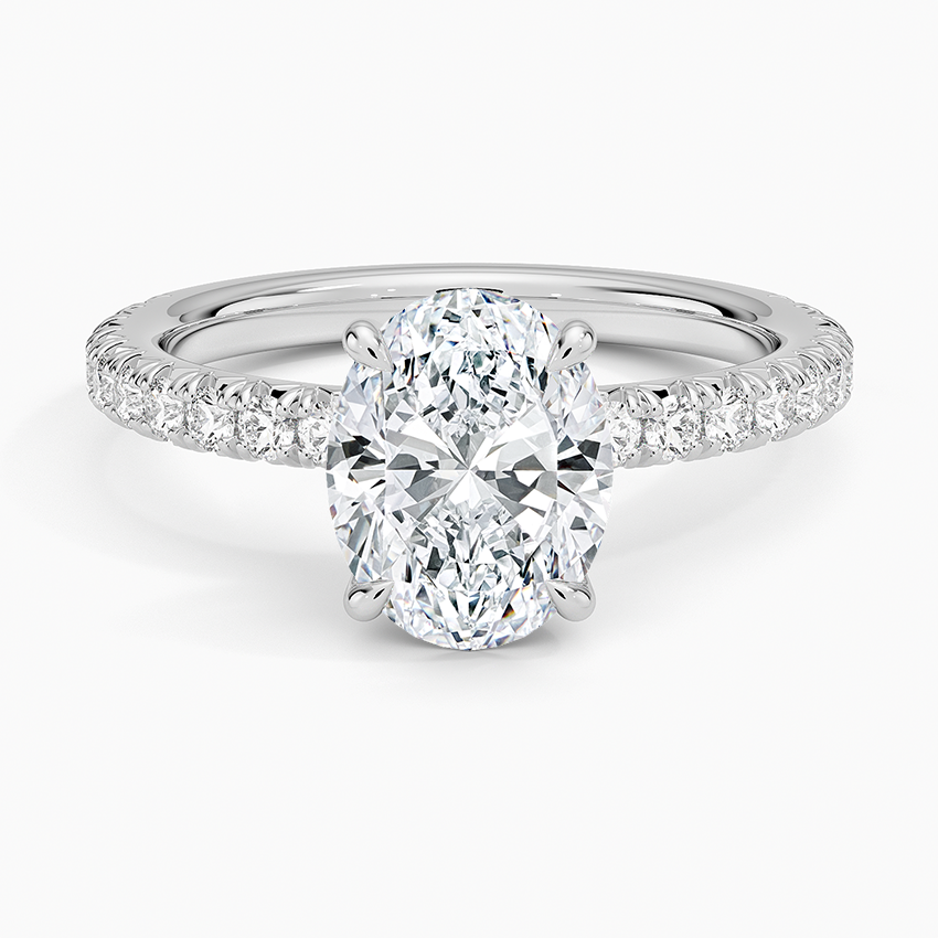 Amelie Three-Quarter Coverage Diamond Ring