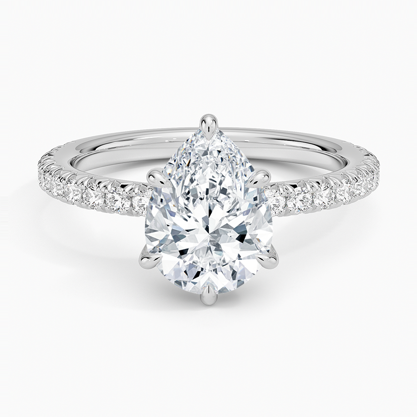 Amelie Three-Quarter Coverage Diamond Ring