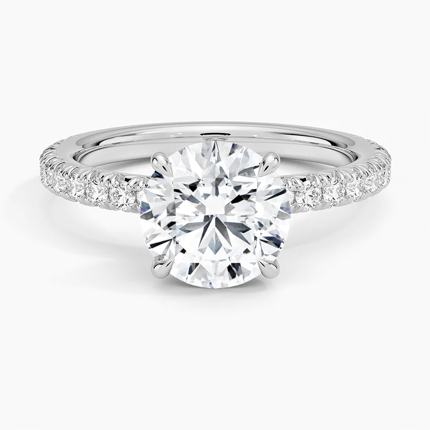 Amelie Three-Quarter Coverage Diamond Ring