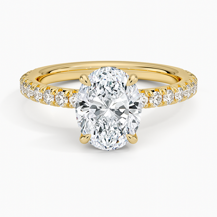 Amelie Three-Quarter Coverage Diamond Ring