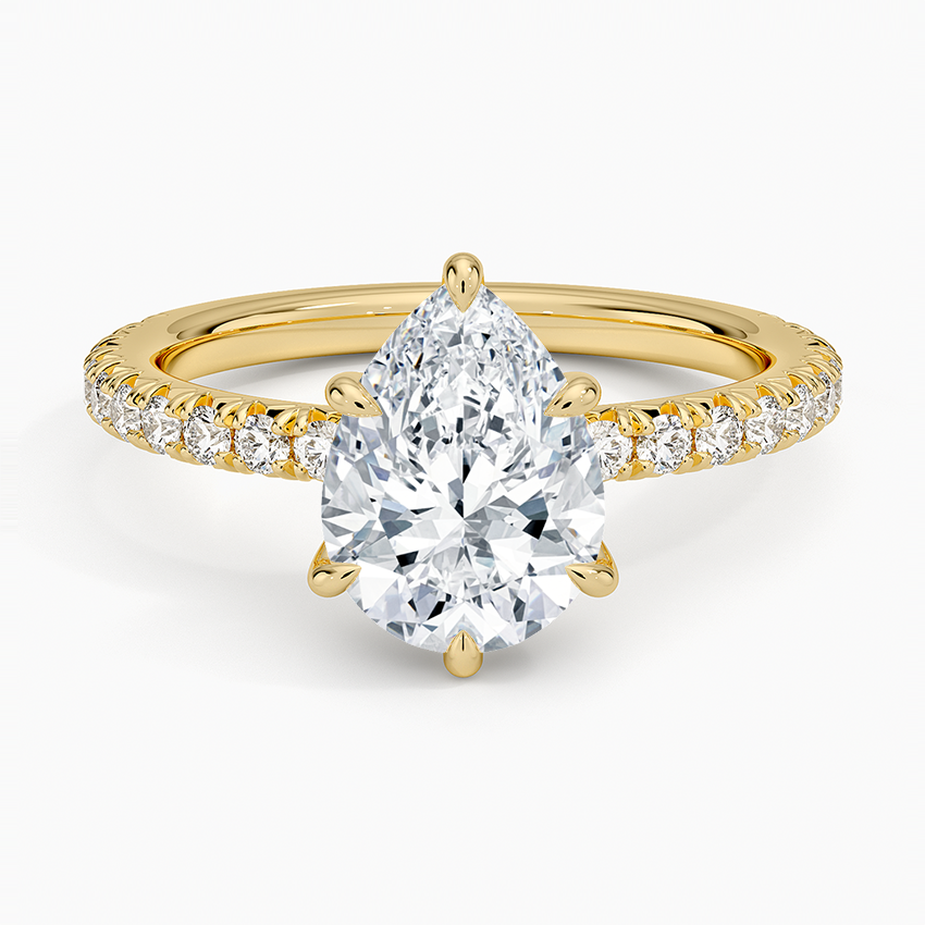 Amelie Three-Quarter Coverage Diamond Ring