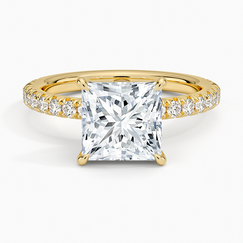 Amelie Three-Quarter Coverage Diamond Ring