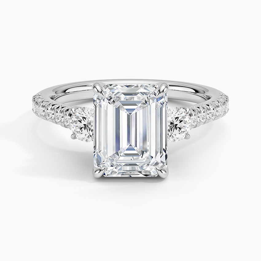 Amelie Three Stone Diamond Ring