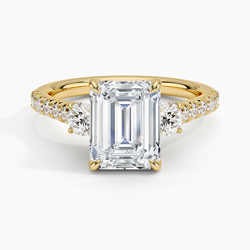 Amelie Three Stone Diamond Ring