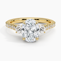 Amelie Three Stone Diamond Ring