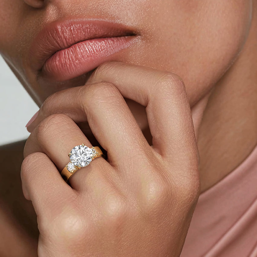Peyton Three Stone Diamond Ring