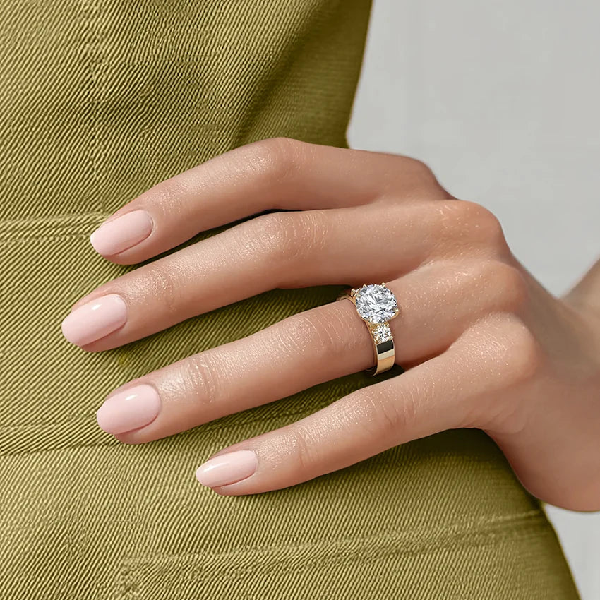 Peyton Three Stone Diamond Ring