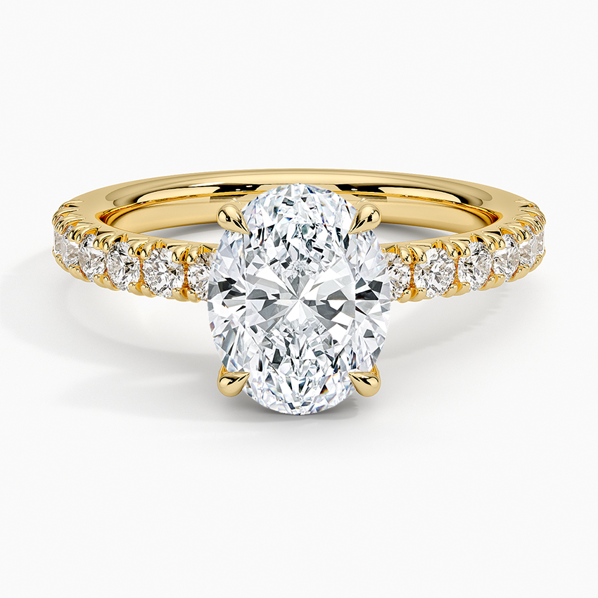 Olympia Half Coverage Diamond Ring