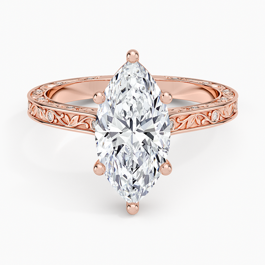 Grove Perfect Fit Engraved Diamond Ring