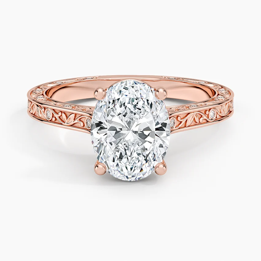 Grove Perfect Fit Engraved Diamond Ring