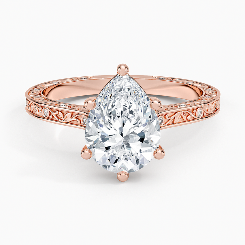 Grove Perfect Fit Engraved Diamond Ring