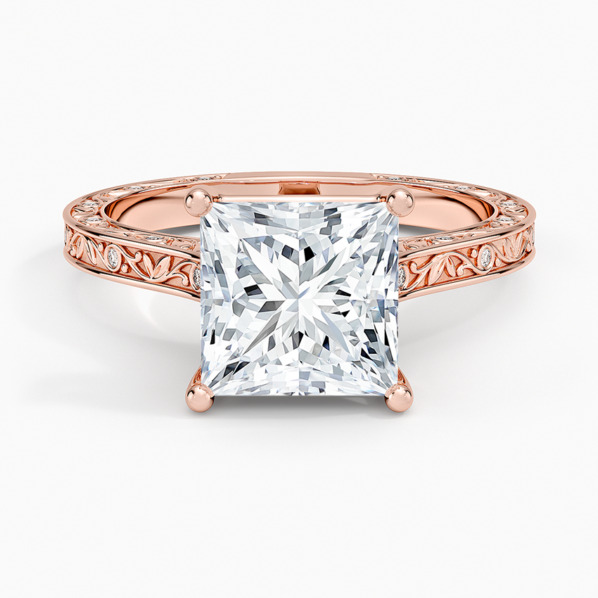 Grove Perfect Fit Engraved Diamond Ring
