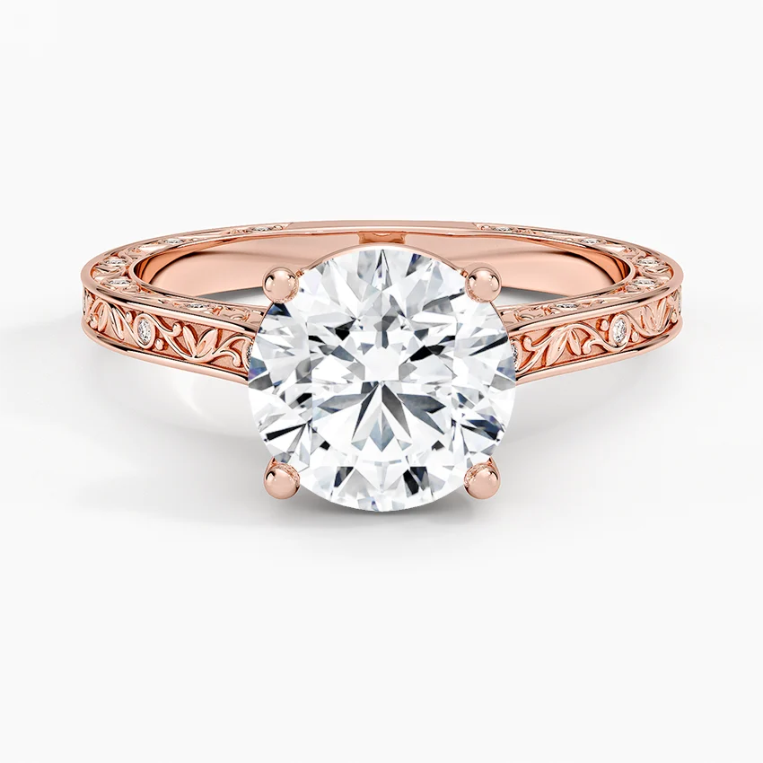Grove Perfect Fit Engraved Diamond Ring