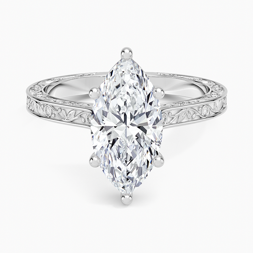 Grove Perfect Fit Engraved Diamond Ring