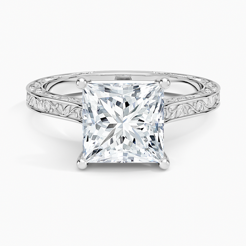 Grove Perfect Fit Engraved Diamond Ring