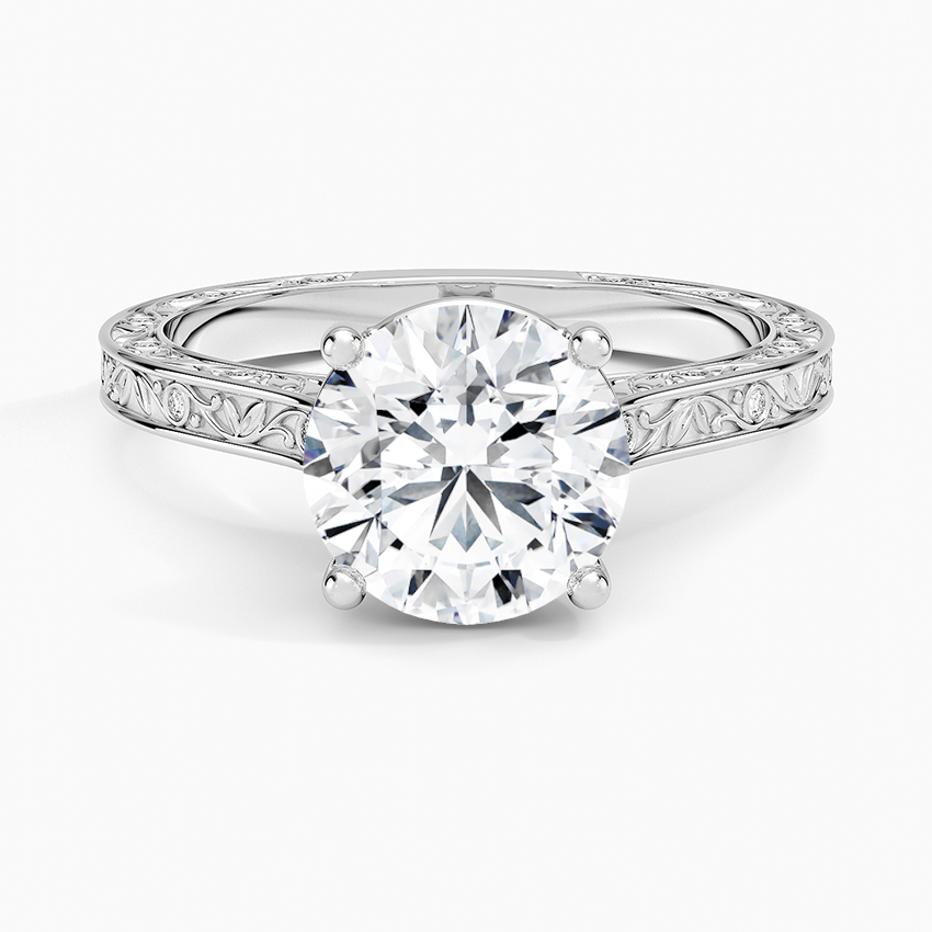 Grove Perfect Fit Engraved Diamond Ring