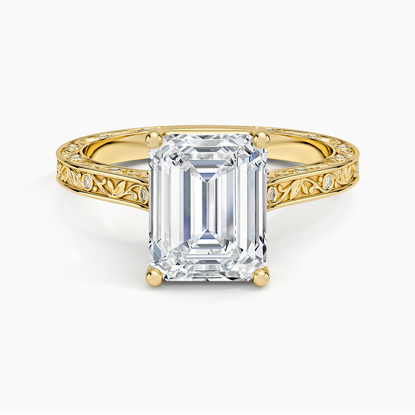 Grove Perfect Fit Engraved Diamond Ring