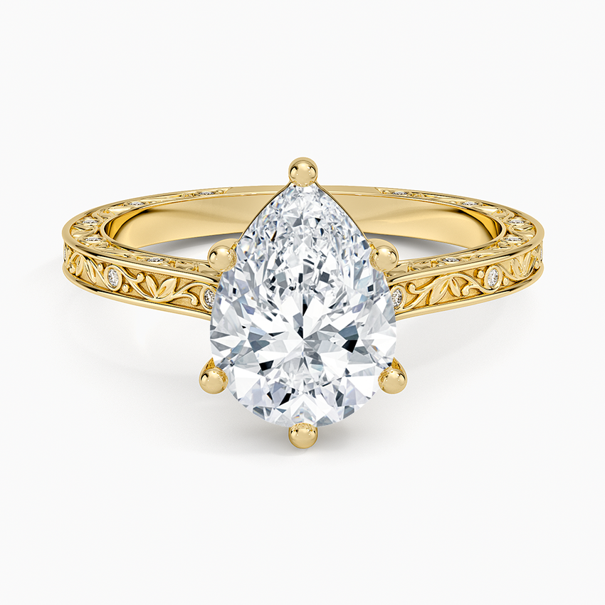 Grove Perfect Fit Engraved Diamond Ring
