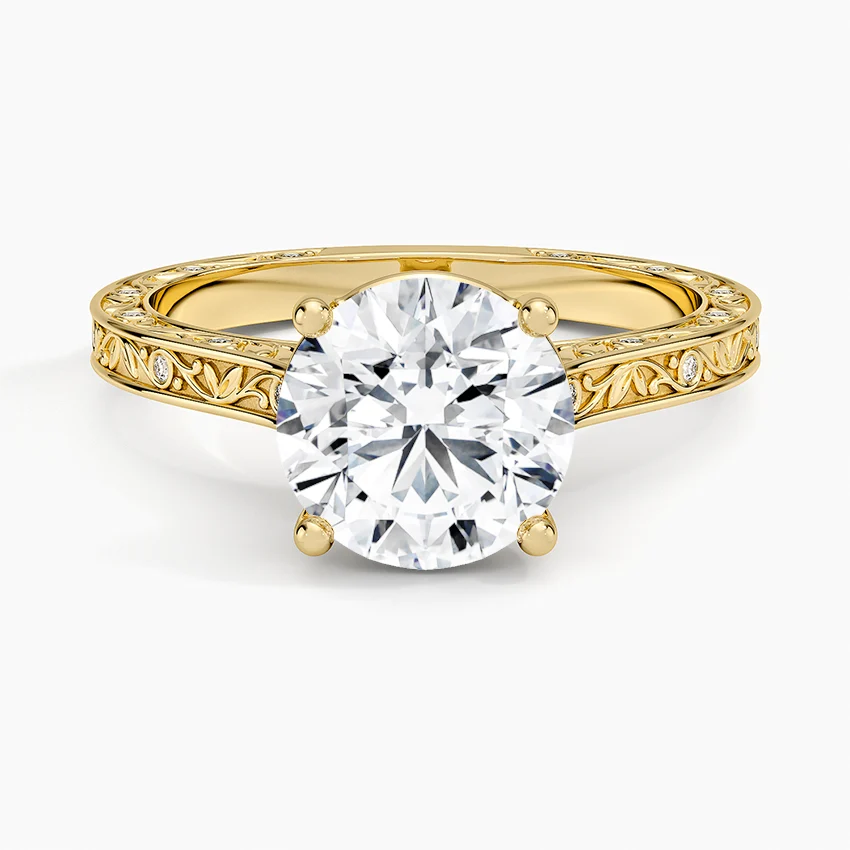 Grove Perfect Fit Engraved Diamond Ring