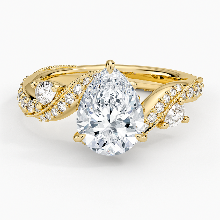Grand Camellia Diamond Ring